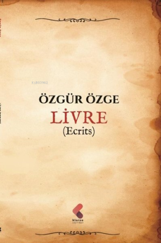 Livre - (Ecrits) - Kitapiks.com