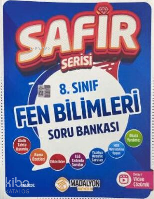 Madalyon 8.Sınıf Safir Fen Bilimleri Soru Bankası - Kitapiks.com
