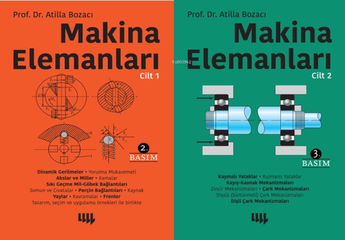 Makina Elemanları (2 Cilt Takım) - Kitapiks.com