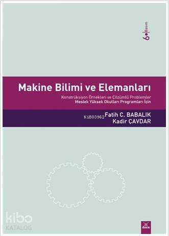 Makine Bilimi ve Elemanları - Kitapiks.com