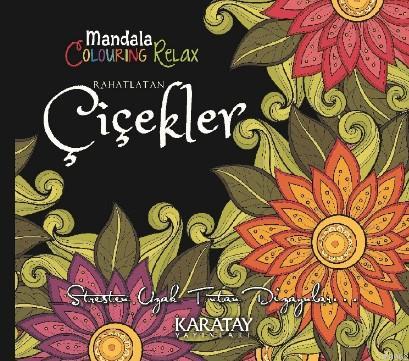 Mandala Clouring Relax Rahatlatan Çicekler - Kitapiks.com