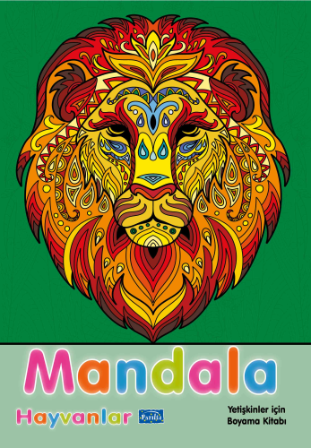 Mandala - Hayvanlar;Yetişkinler İçin Boyama Kitabı - Kitapiks.com