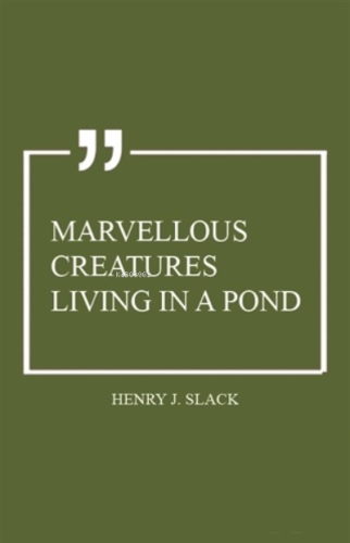 Marvellous Creatures Living in a Pond - Kitapiks.com