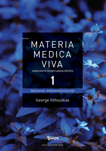 Materia Medica Viva 1;Homepati Remedi Ansiklopedisi - Kitapiks.com