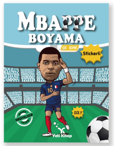 Mbappe Boyama Kitabı - Kitapiks.com
