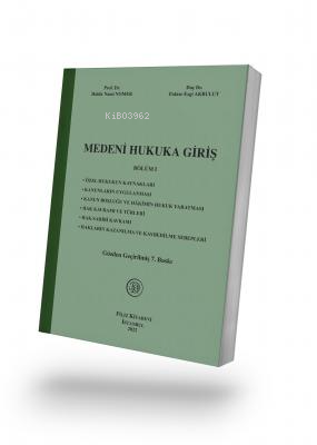 Medeni Hukuka Giriş - Kitapiks.com