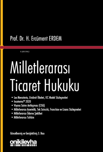Milletlerarası Ticaret Hukuku - Kitapiks.com