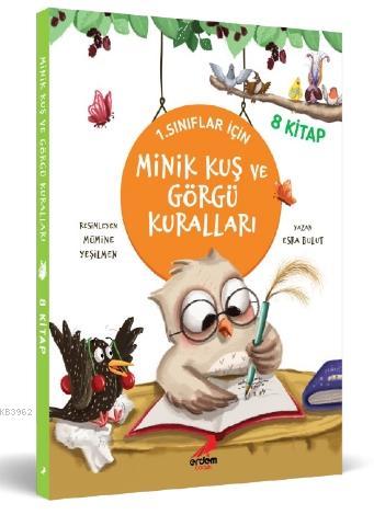 Minik Kuş ve Görgü Kuralları (8 Kitap Takım); 1. Sınıflar İçin - Kitap