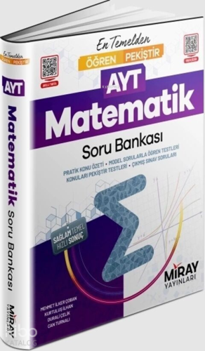 Miray Öğren Pekiştir AYT Matematik Konu Özetli Soru Bankası - Kitapiks