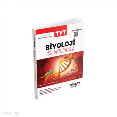 TYT Biyoloji 30 Deneme Video Çözümlü Miray Yayınları - Kitapiks.com