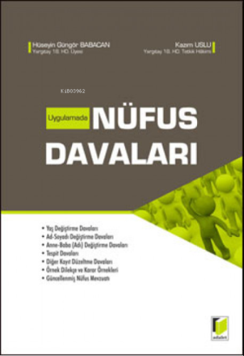 Nüfus Davaları - Kitapiks.com