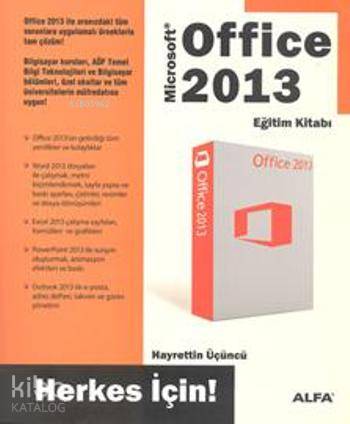 Office 2013 Eğitim Kitabı Herkes İçin - Kitapiks.com