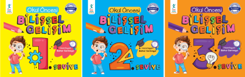 Okul Öncesi Bilişsel Gelişim Seti (3 Kitap) - Kitapiks.com