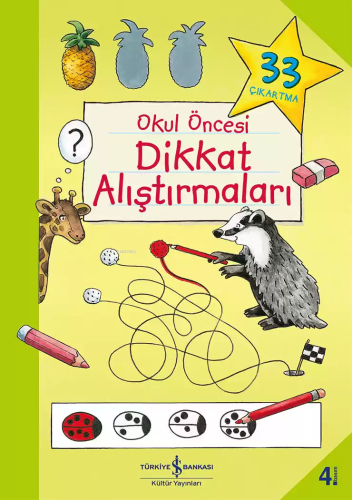 Okul Öncesi Dikkat Alıştırmaları - Kitapiks.com