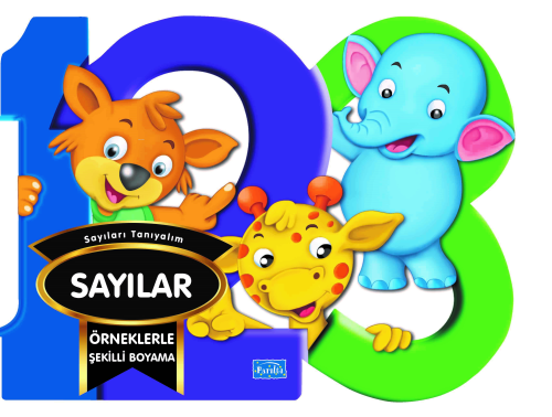 Örneklerle Şekilli Boyama - Sayılar - Kitapiks.com