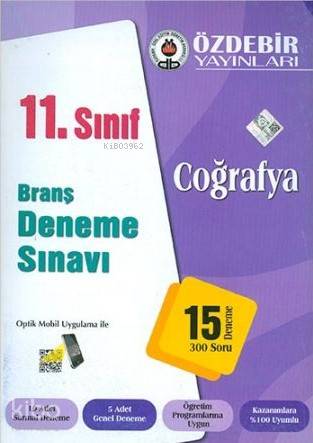 Özdebir 11.Sınıf Coğrafya Branş Deneme Sınavı