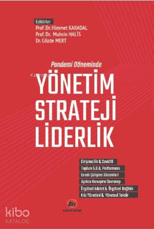 Pandemi Döneminde; Yönetim - Strateji - Liderlik - Kitapiks.com