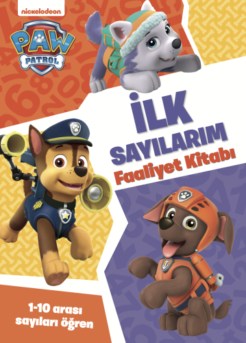 Paw Patrol İlk Sayılarım Faaliyet Kitabı - Kitapiks.com