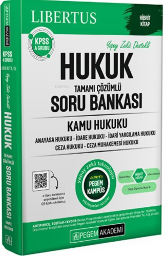 Pegem Yayınları KPSS A Grubu Libertus Hukuk Kamu Hukuku Soru Bankası