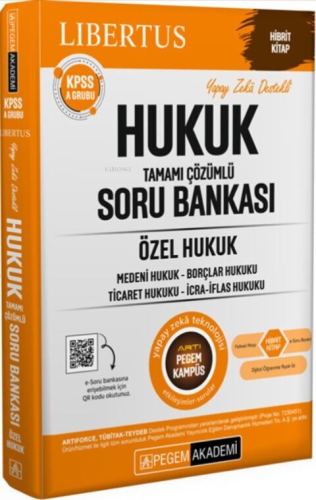 Pegem Yayınları KPSS A Grubu Libertus Hukuk Özel Hukuk Soru Bankası