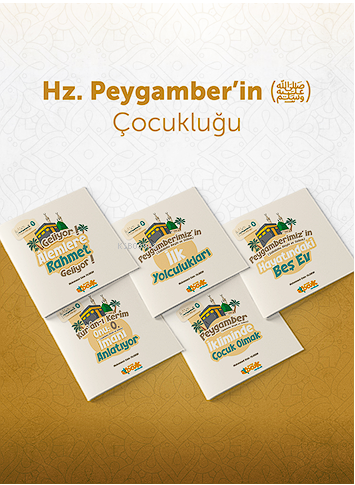 Peygamber Efendimiz(sas) Çocukluğu (5 kitap) - Kitapiks.com