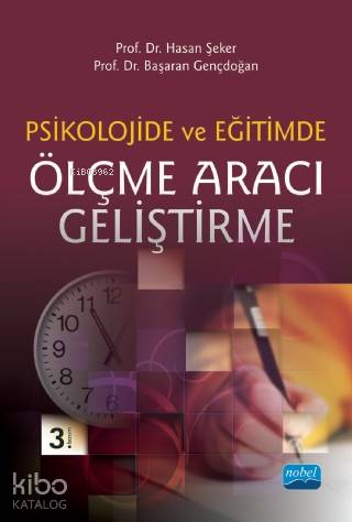 Psikolojide ve Eğitimde Ölçme Aracı Geliştirme - Kitapiks.com