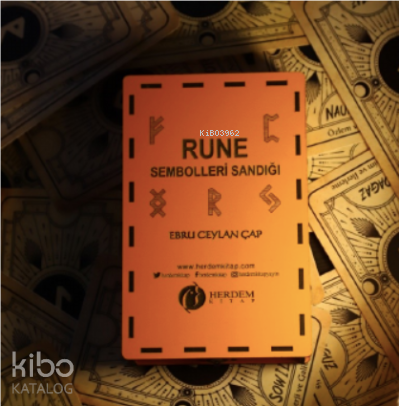 Rune Sembolleri Sandığı Ahşap Kutulu - Kitapiks.com