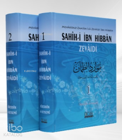 Sahih-i İbn Hibbân Zevâidi (2 Cilt) - Kitapiks.com