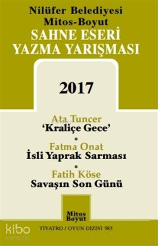 Sahne Eseri Yazma Yarışması 2017 - Kitapiks.com