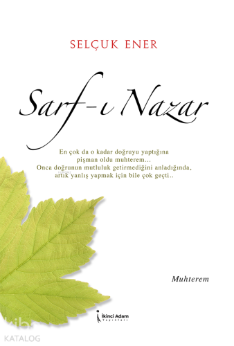 Sarf-ı Nazar - Kitapiks.com