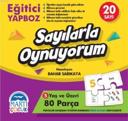 Sayılarla Oynuyorum - Eğitici Yapboz - Kitapiks.com