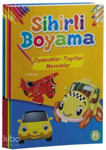 Sihirli Boyama Seti (4 Kitap) - Kitapiks.com