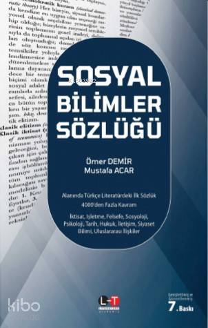 Sosyal Bilimler Sözlüğü - Kitapiks.com