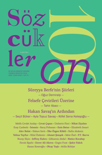 Sözcükler Dergisi 110. Sayı - Kitapiks.com