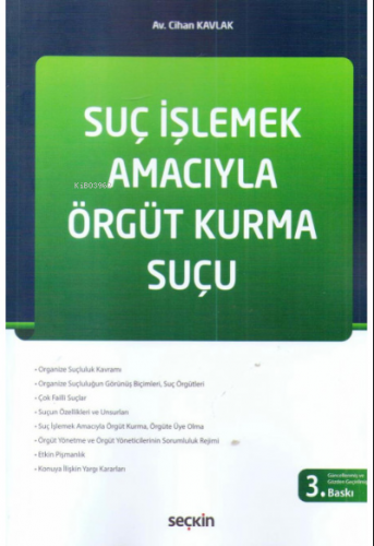 Suç İşlemek Amacıyla Örgüt Kurma - Kitapiks.com