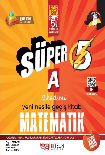 Süper 5 Matematik A Yeni Nesile Geçiş Kitabi - Kitapiks.com