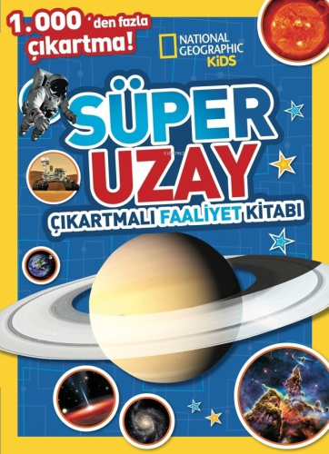 Süper Uzay (Çıkartmalı Faaliyet Kitabı) - Kitapiks.com