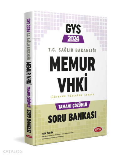 T.C. Sağlık Bakanlığı Memur Vhki Tamamı Çözümlü Soru Bankası - Kitapik