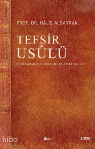 Tefsir Usulü - Kitapiks.com