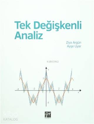 Tek Değişkenli Analiz - Kitapiks.com