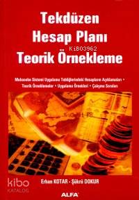 Tekdüzen Hesap Planı Teorik Örnekleme - Kitapiks.com