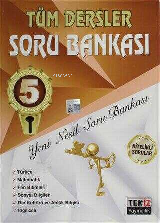 Tekiz Yayıncılık 5. Sınıf Tüm Dersler Soru Bankası - Kitapiks.com