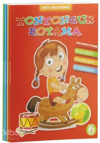 Tontoncuk Boyama Seti - Nokta Birleştirmeli (4 Kitap) - Kitapiks.com