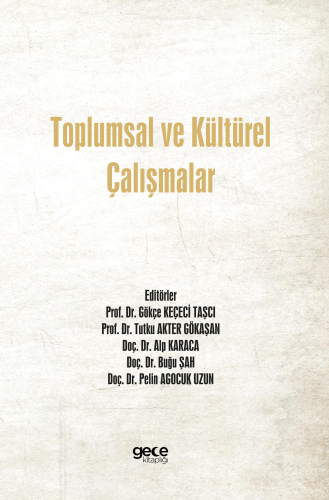 Toplumsal ve Kültürel Çalışmalar - Kitapiks.com
