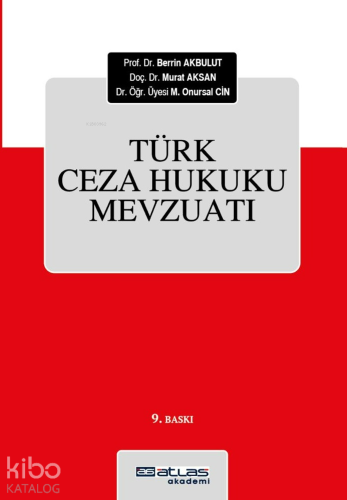 Türk Ceza Mevzuatı - Kitapiks.com