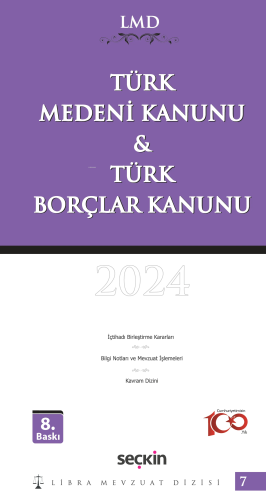 Türk Medeni Kanunu & Türk Borçlar Kanunu - LMD–7;Libra Mevzuat Dizisi 