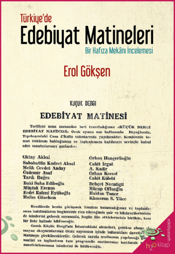 Türkiye’de Edebiyat Matineleri;Bir Hafıza Mekânı İncelemesi - Kitapiks