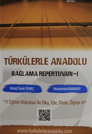 Türkülerle Anadolu; Bağlama Repertuvarı 1 - Kitapiks.com