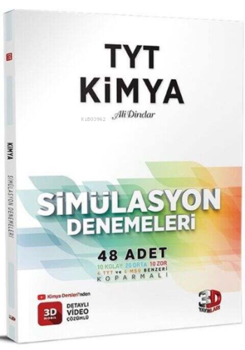 Tyt 3D Sımulasyon Kımya Denemelerı - Kitapiks.com