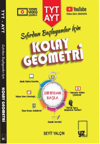 Tyt -Ayt Sıfırdan Başlayanlar İçin Kolay Geometri - Kitapiks.com